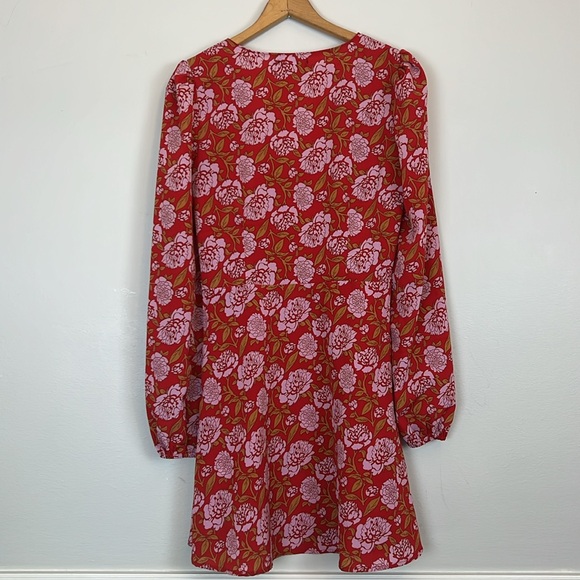 Nasty Gal floral mini women’s size 6 mini dress - Picture 9 of 9